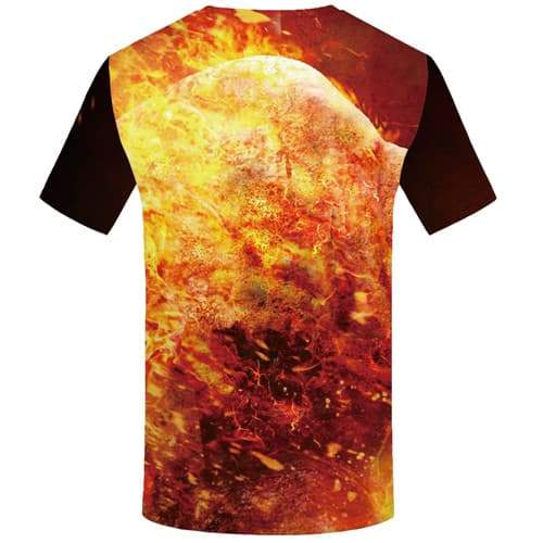 
Flame T-shirt Men War T shirts Funny Harajuku Tshirts Cool Gothic Tshirts Novelty Fire T-shirts Graphic Short Sleeve summer - KYKU
                