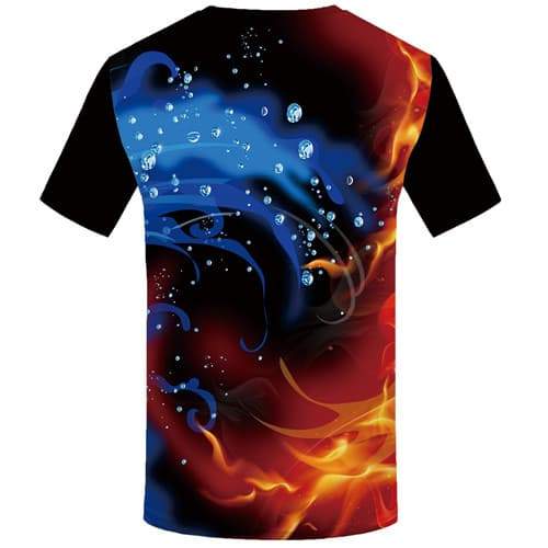 
Yinyang T-shirt Men Flame Shirt Print Water Tshirts Cool Harajuku T shirts Funny Space Tshirt Anime Short Sleeve T shirts Unisex - KYKU
                
