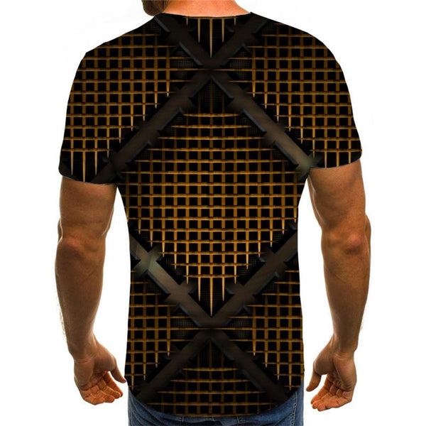 
Gold Metal Check shirts Casual special texture different art costume men Casual
                