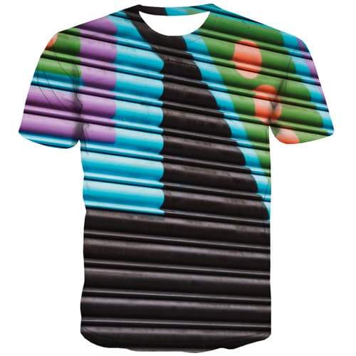 Graffiti T-shirt Men Psychedelic T shirts Funny Metal Tshirts Cool Gothic Tshirt Anime Short Sleeve T shirts Mens S-5XL - KYKU
