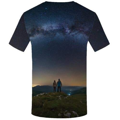 
Space Galaxy T-shirt Men Mountain Shirt Print Character Tshirts Casual Love Tshirt Printed Nebula T-shirts Graphic Short Sleeve - KYKU
                