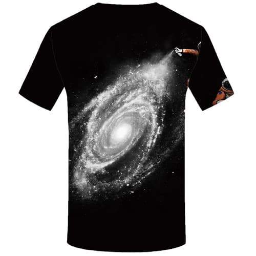 
Galaxy Space T-shirt Men Black T-shirts Graphic Astronaut Tshirts Casual Vortex T-shirts 3d Funny Tshirt Printed Short Sleeve - KYKU
                