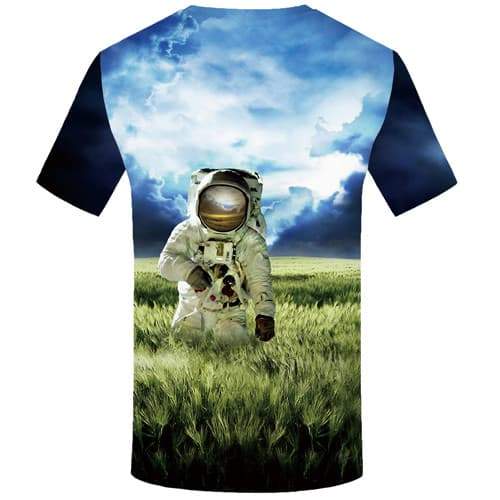 
Astronaut T shirts Men Space Tshirt Anime Cloud Tshirts Casual Metal T-shirts Graphic Weed Shirt Print Short Sleeve Full Print - KYKU
                