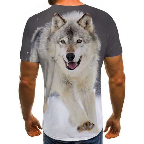 
Husky dog t shirt Puppy Cute Pets tee top big Smart Husky dogs art costume Casual men
                