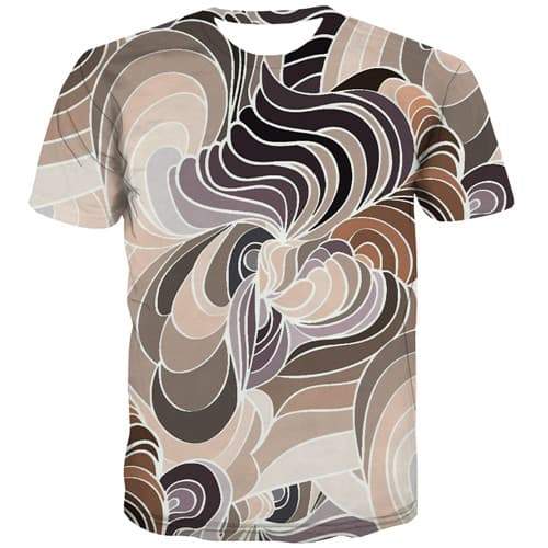 Psychedelic T shirts Men Dizziness T-shirts 3d Colorful T-shirts Graphic Cartoon Shirt Print Harajuku Tshirts Casual - KYKU