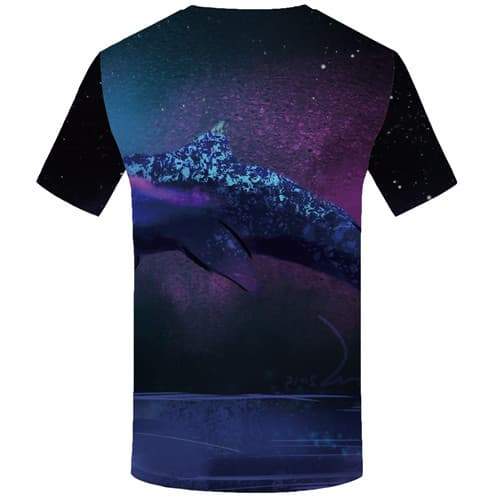 
Fish T shirts Men Shark Shirt Print Galaxy Space T shirts Funny Animal T-shirts Graphic Abstract Tshirts Novelty Short Sleeve - KYKU
                