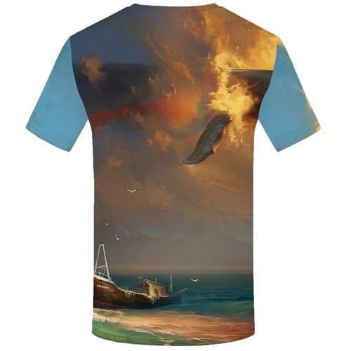 
Art T-shirt Men Graffiti T-shirts Graphic Animal Shirt Print Ocean T shirts Funny Cartoon T-shirts 3d Short Sleeve Fashion - KYKU
                