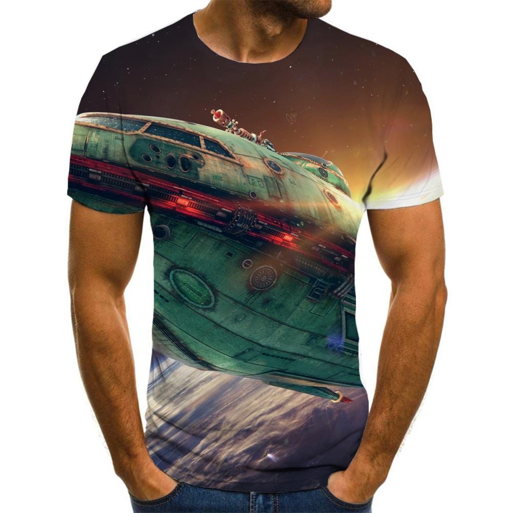Airship shirt Funny 3D t shirt air ship Cool art costume flying ship men
