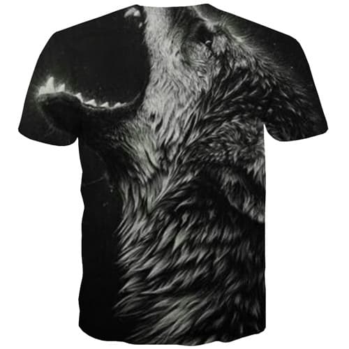 
Wolf T shirts Men Animal Tshirt Printed Black Tshirts Casual War T shirts Funny Gothic Tshirt Anime Short Sleeve T shirts - KYKU
                