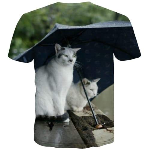 
Cat T-shirt Men Animal Shirt Print Funny T shirts Funny Harajuku Tshirts Novelty Street Tshirts Casual Short Sleeve Punk Rock - KYKU
                