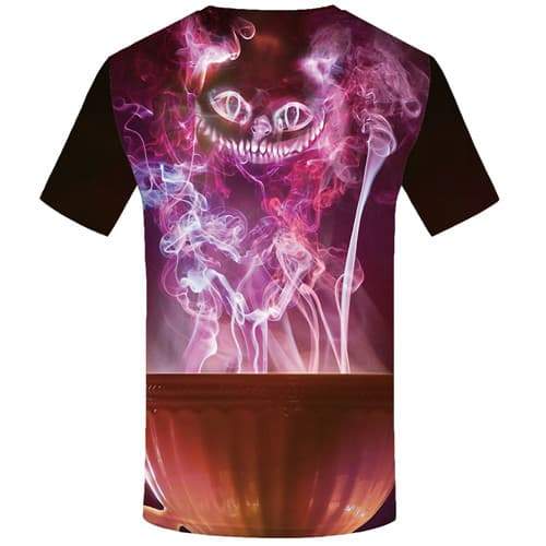 
Cat T-shirt Men Animal Shirt Print Psychedelic Tshirts Novelty Colorful Tshirts Casual Harajuku T-shirts 3d Short Sleeve - KYKU
                