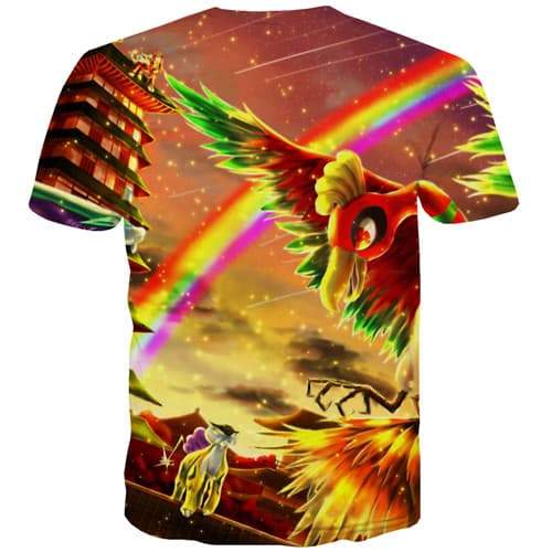 
Eagle T-shirt Men Animal Shirt Print Flame Tshirts Casual Rainbow T-shirts Graphic Cartoon Tshirts Novelty Short Sleeve T shirts - KYKU
                