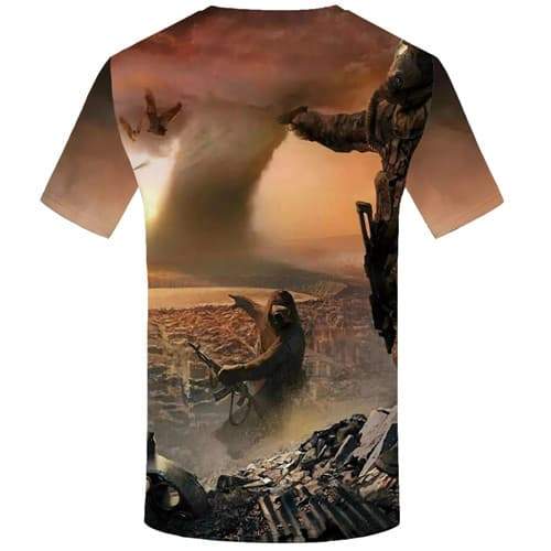 
Gun T-shirt Men Animal Tshirts Novelty Alien Tshirt Anime War Tshirts Cool Cosplay Shirt Print Short Sleeve summer Men women - KYKU
                