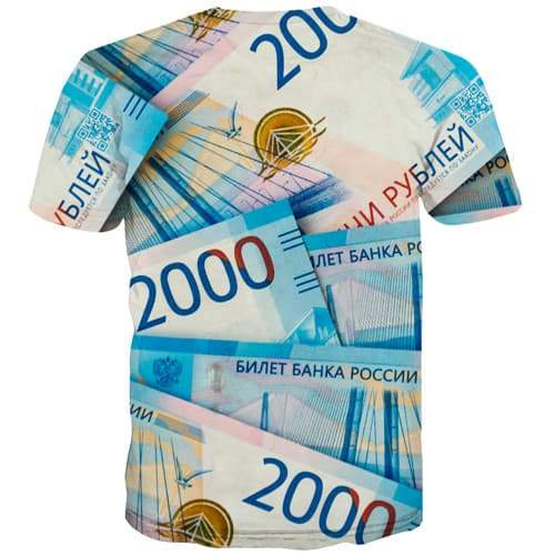 
Russian Ruble T shirts Men Money Tshirts Casual Funny Tshirt Printed Harajuku Tshirts Novelty Russian Tshirt Anime Short Sleeve - KYKU
                