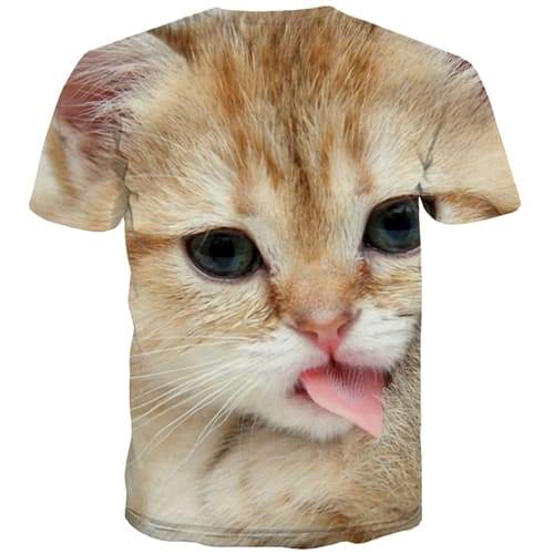 
Animal T shirts Men Cat Shirt Print Lovely T-shirts Graphic Street Tshirts Casual Harajuku Tshirts Cool Short Sleeve Hip hop - KYKU
                