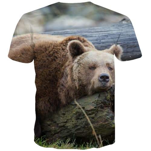 
Bear T-shirt Men Animal Tshirts Cool Hip Hop Tshirts Casual Harajuku Tshirt Anime Leisure Tshirt Printed Short Sleeve summer - KYKU
                