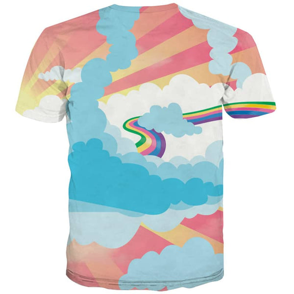 
t shirt abstract  personality Novelty 3D shirt  art costume fun geometric colorful art men Casual
                