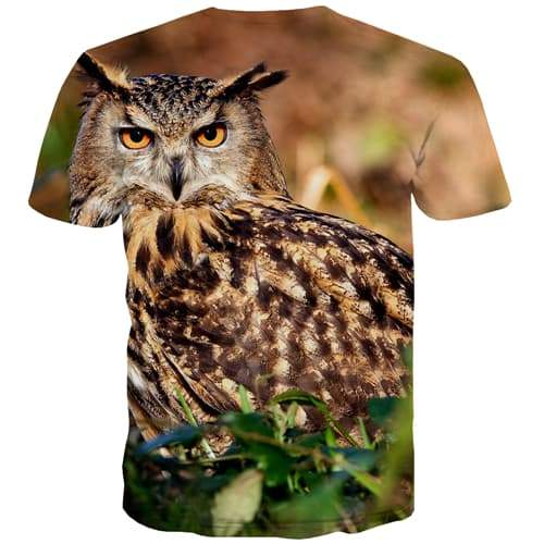 
Owl T-shirt Men Animal Tshirts Cool Ferocious Tshirt Printed Funny Tshirt Anime Harajuku T-shirts 3d Short Sleeve Hip hop - KYKU
                