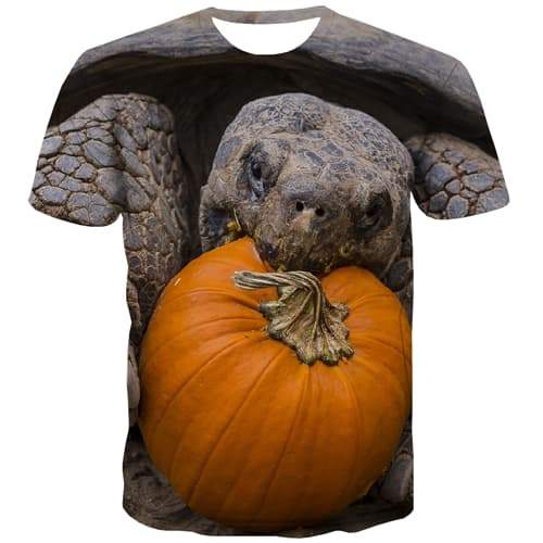 Halloween T shirts Men Monster Shirt Print Pumpkin T shirts Funny Funny Tshirt Printed Hip Hop T-shirts 3d Short Sleeve T shirts - KYKU