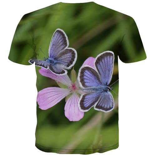 
Butterfly T-shirt Men Flower Shirt Print Colorful T shirts Funny Hilarious Tshirts Cool Harajuku Tshirts Casual Short Sleeve - KYKU
                
