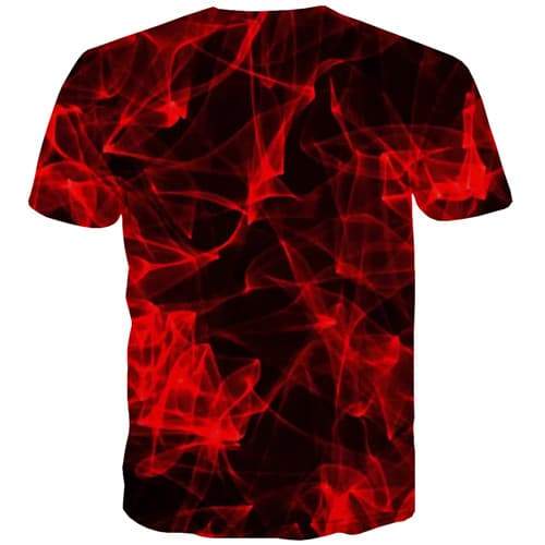 
Psychedelic T shirts Men Space Galaxy T-shirts 3d Flame Tshirt Printed Red T shirts Funny Harajuku Shirt Print Short Sleeve - KYKU
                