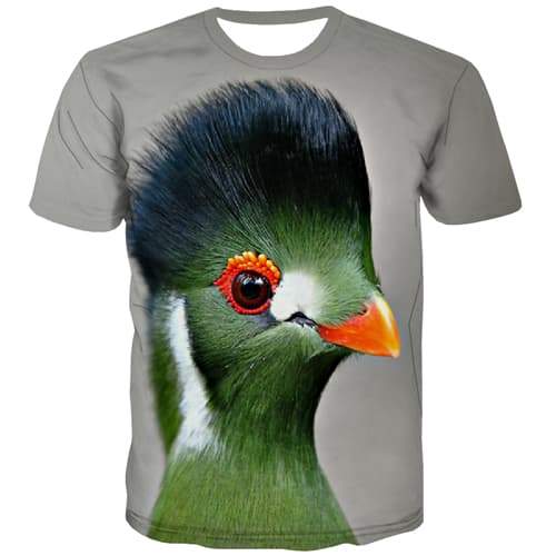Bird T-shirt Men Animal T-shirts 3d Hip Hop Tshirt Anime Lovely T-shirts Graphic Harajuku Tshirts Cool Short Sleeve Hip hop - KYKU