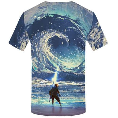 
Wave T-shirt Men Cartoon Tshirt Printed Character Tshirts Novelty Magic T-shirts Graphic War T-shirts 3d Short Sleeve Hip hop - KYKU
                