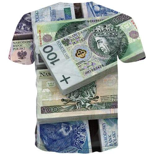 
Money T shirts Men Harajuku T-shirts 3d Poland Tshirts Novelty Colorful Tshirts Casual Gothic Shirt Print Short Sleeve Fashion - KYKU
                