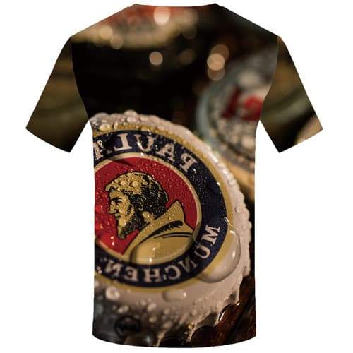 
Beer T-shirt Men Metal Tshirts Cool Water T shirts Funny Harajuku T-shirts Graphic Fantasy Tshirts Casual Short Sleeve Hip hop - KYKU
                