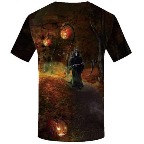 
Halloween T-shirt Men Pumpkin T-shirts Graphic Witch Tshirts Novelty Cosplay Tshirts Cool Skull T-shirts 3d Short Sleeve - KYKU
                