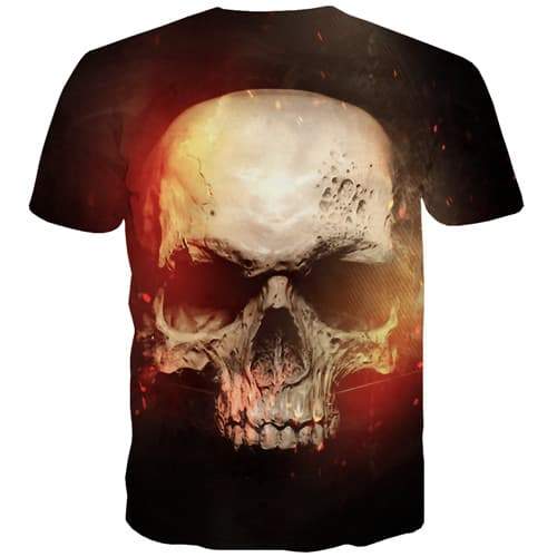 
Skull T-shirt Men Skeleton Tshirts Casual War T-shirts 3d Black Tshirt Printed Rock T shirts Funny Short Sleeve Fashion Mens - KYKU
                
