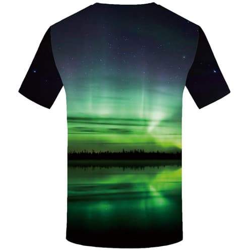 
Aurora T shirts Men Northern Lights Tshirt Printed Forest T-shirts Graphic Harajuku Tshirts Novelty Water Tshirt Anime - KYKU
                
