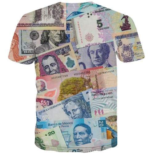 
Money T shirts Men Abstract Tshirt Anime Russia Tshirts Novelty Character Tshirts Cool Harajuku Tshirt Printed Short Sleeve - KYKU
                