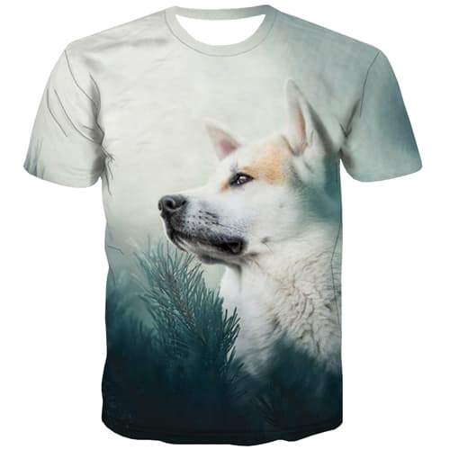Animal T shirts Men Dog Tshirts Cool Lovely Tshirts Casual Leisure T-shirts 3d Street Tshirt Printed Short Sleeve Fashion Mens - KYKU