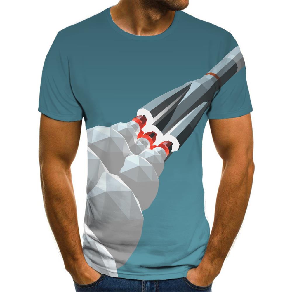 tshirt Airship air ship Funny 3D t shirt Casual men flying ship art costume