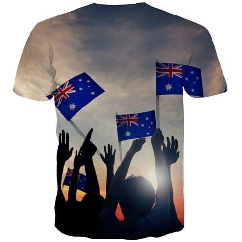 
Australian Flag T-shirt Men Australia Tshirt Printed Harajuku T-shirts 3d Character Tshirt Anime Abstract Tshirts Cool - KYKU
                