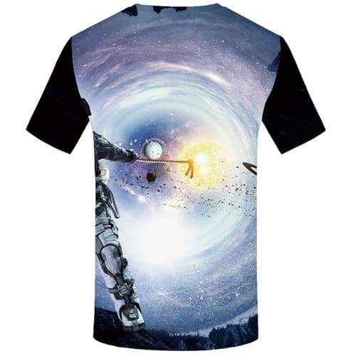 
Galaxy Space T-shirt Men Astronaut Tshirt Anime Earth Tshirts Cool Nebula T-shirts 3d Abstract Shirt Print Short Sleeve - KYKU
                