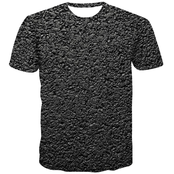 
Asphalt road texture tshirts special texture Novelty 3D shirt Cool men different art costume
                