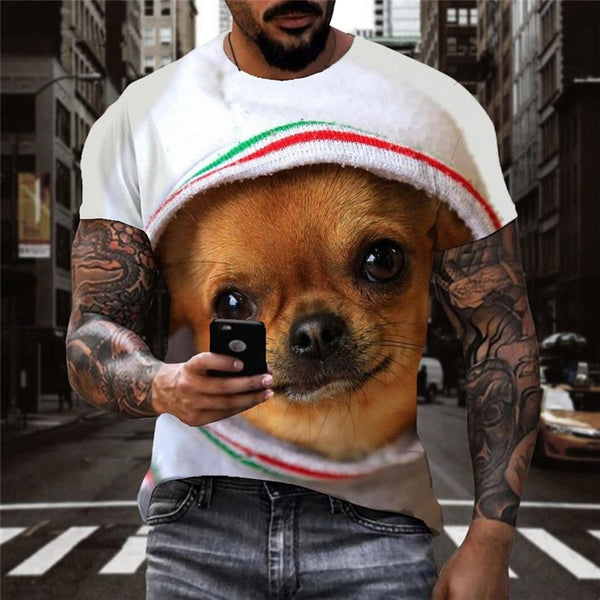 
shirt dog Puppy Cute animal Cool Cool big Smart dogs outfits men
                