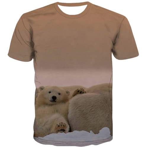 Russia T shirts Men Bear Tshirts Cool Funny T shirts Funny Harajuku Tshirt Printed Cartoon Shirt Print Short Sleeve Punk Rock - KYKU