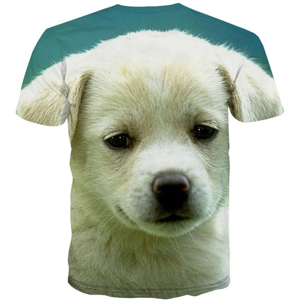 
shirts Little White dog shirt tee Puppy Cute Pets art costume Casual man big Smart dogs
                