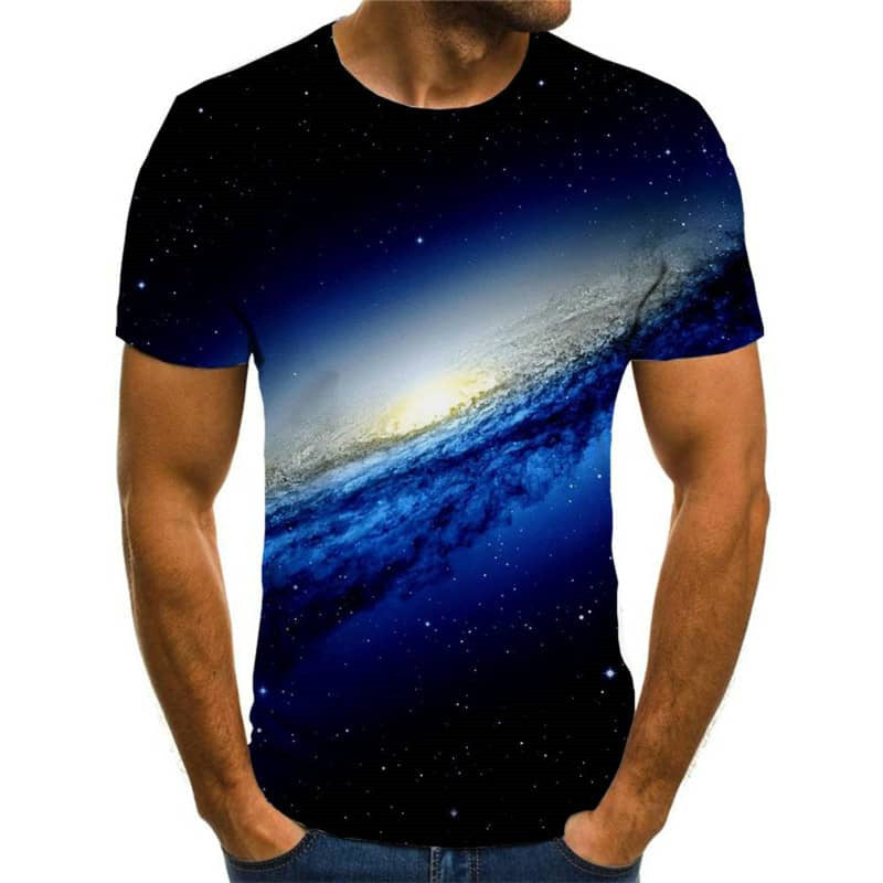 abstract t shirt  personality top tee  art costume fun geometric colorful art Cool men's