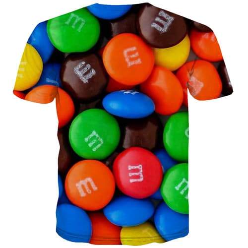
Chocolate T shirts Men Character T shirts Funny Candy Tshirts Casual Creative Tshirts Novelty Element Tshirt Anime Short Sleeve - KYKU
                