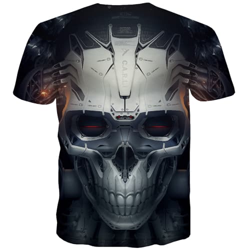
Skull T shirts Men Military T shirts Funny Metal Tshirts Casual Technology T-shirts 3d Hip Hop Shirt Print Short Sleeve - KYKU
                
