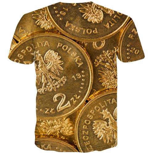 
Money T-shirt Men Metal Tshirts Novelty Poland T shirts Funny Animal T-shirts 3d Harajuku Tshirts Casual Short Sleeve Full Print - KYKU
                