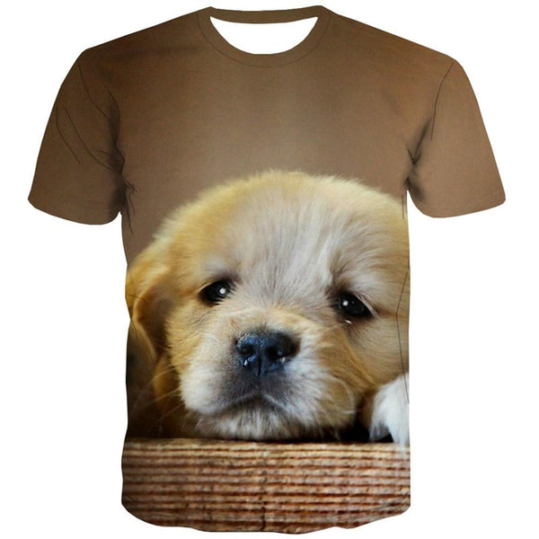 
shirts dog Puppy Cute animal Hip hop tshirt 3D men's Cool big Smart dogs art costume
                