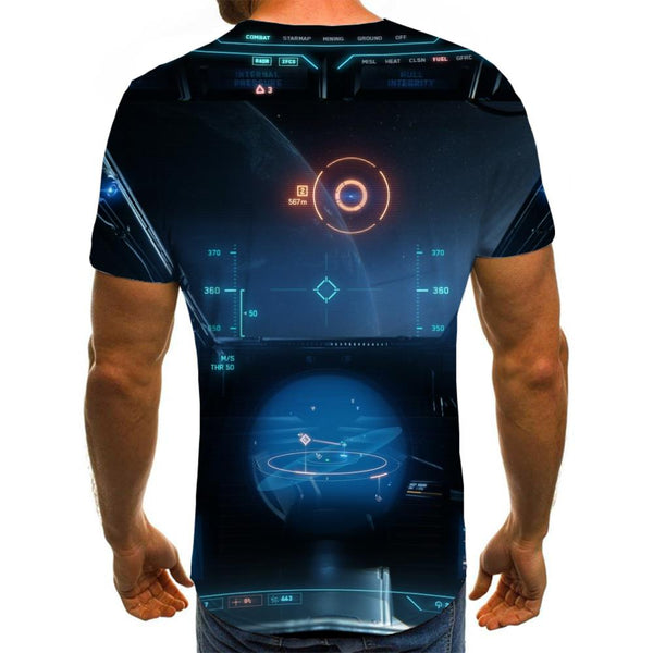 
shirt Airship air ship Print clothes art costume Cool men flying ship
                