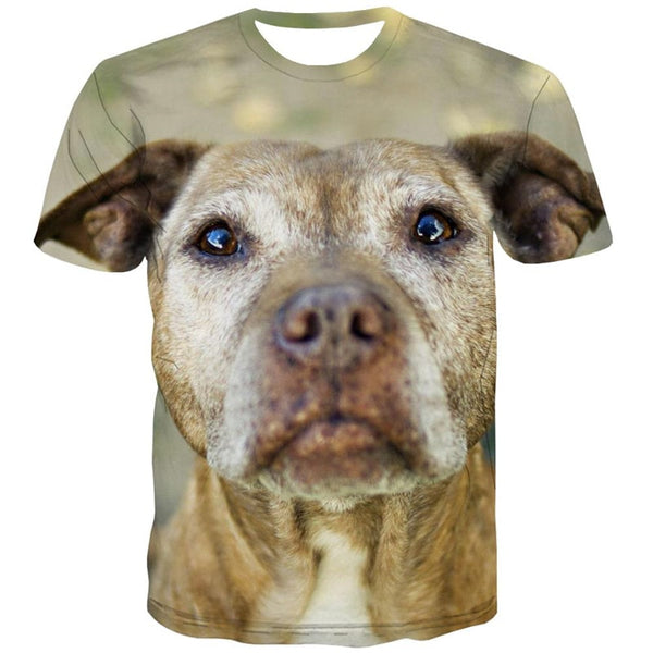 
tshirts dog Puppy Cute animal Print clothes men's big Smart dogs art costume Cool
                