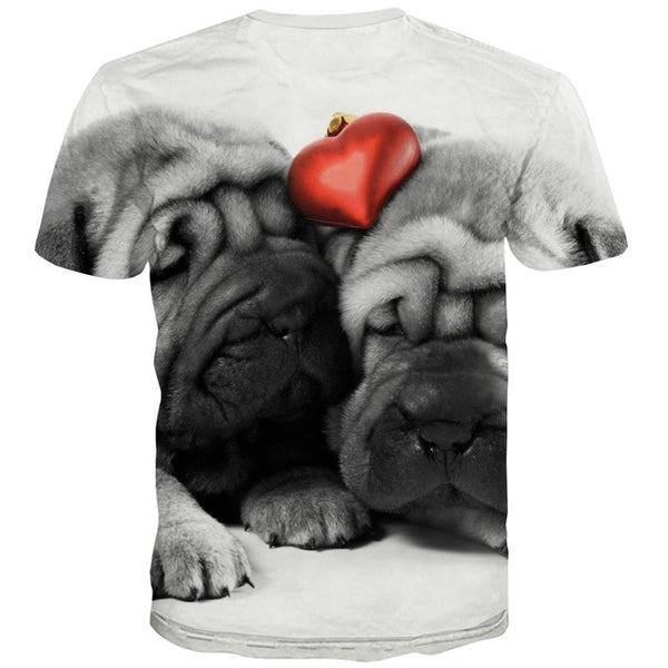 
dog shirts Print clothes Puppy Cute Pets art costume Cool big Smart dogs men
                