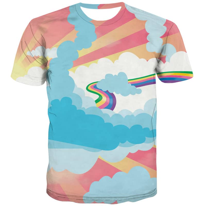 t shirt abstract  personality Novelty 3D shirt  art costume fun geometric colorful art men Casual